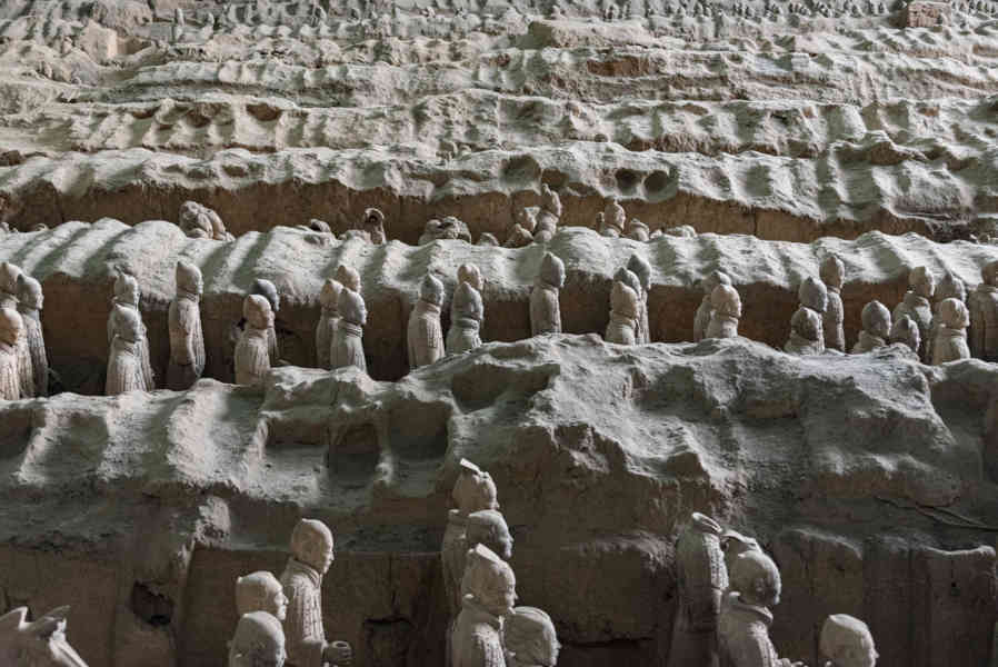 China - Xi'an 013 - mausoleo de Qin Shi Huang - Guerreros de Terracota